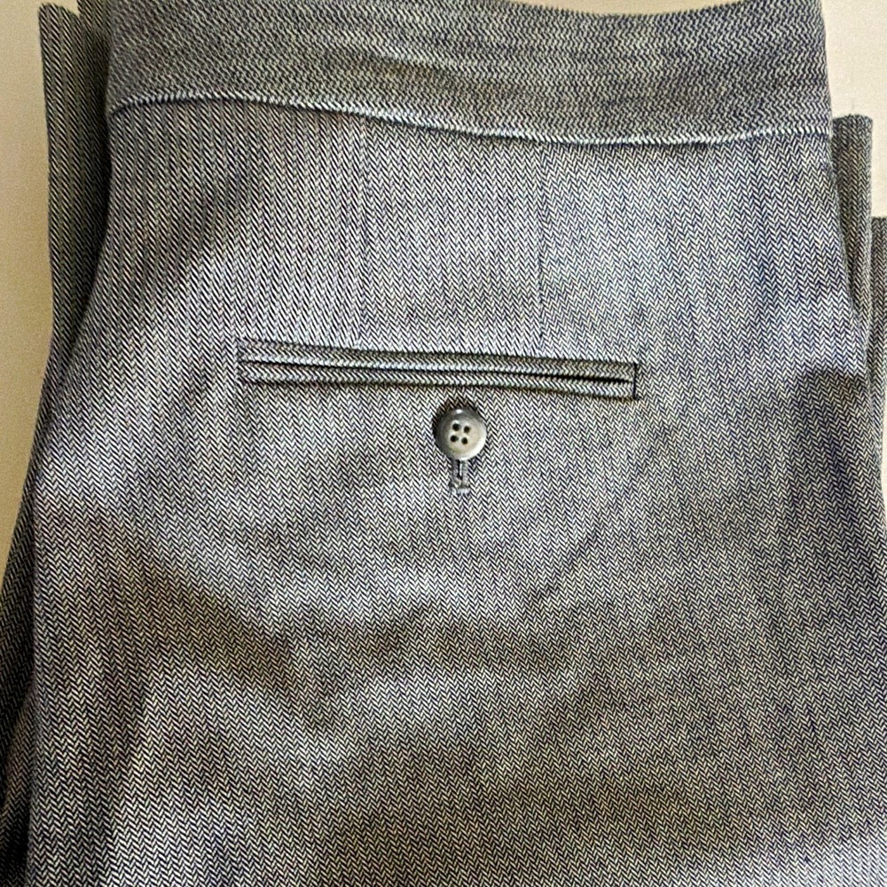 NWT Theory Women's Black/White Herringbone Dress Pants Pockets Zip, Size 10
